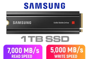 Samsung 980 Pro 1TB Heatsink NVMe SSD