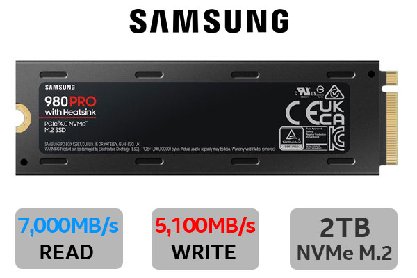 Samsung 980 Pro 2TB Heatsink NVMe SSD - Best Deal - South Africa