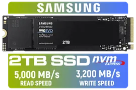 Samsung 990 EVO 2TB NVMe SSD - High-Speed Storage Solution | Evetech