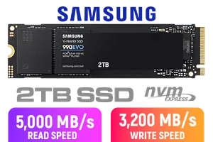 Samsung 990 EVO 2TB NVMe SSD