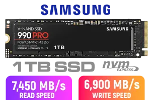 Samsung 990 Pro 1TB NVMe SSD