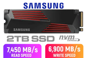 Samsung 990 Pro 2TB Heatsink NVMe SSD