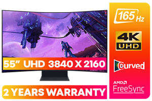 SAMSUNG Odyssey Ark 165hz Curved Gaming Monitor