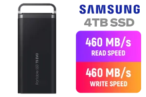 Samsung T5 EVO 4TB Portable SSD