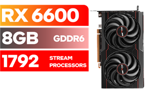 SAPPHIRE Pulse AMD Radeon RX 6600 8GB GDDR6
