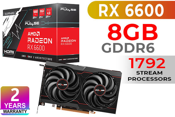 SAPPHIRE Radeon 五月蝿く RX6600