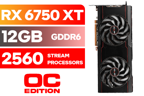 SAPPHIRE Pulse AMD Radeon RX 6750 XT OC 12GB GDDR6 - Best Deal