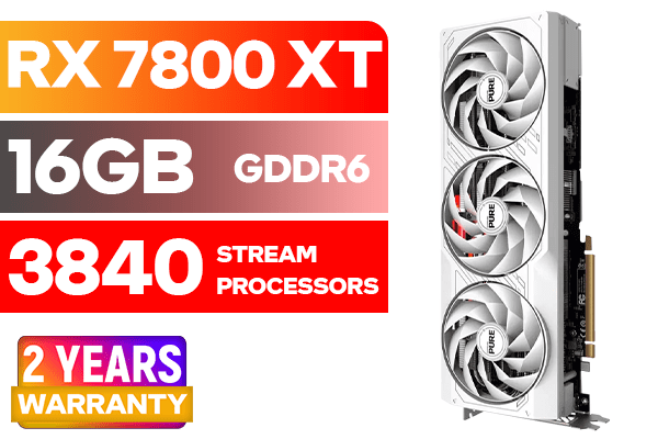 Sapphire Pure AMD Radeon RX 7800 XT 16GB GDDR6 - Ultimate Gaming