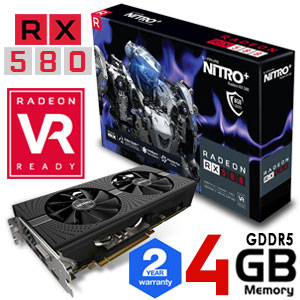 Sapphire Radeon RX 580 Nitro+ 4GB GDDR5