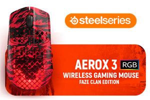 SteelSeries Aerox 3 Wireless Faze Clan Edition Gaming Mouse