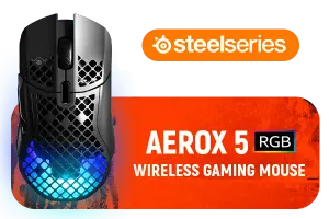 SteelSeries Aerox 5 Wireless Gaming Mouse