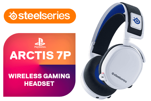 SteelSeries Arctis 7P PlayStation Gaming Headset White Free