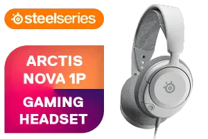 Steelseries Arctis Nova 1P Gaming Headset White