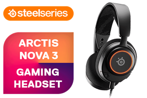 Steelseries Arctis Nova 3 Gaming Headset Black