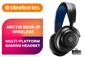 SteelSeries Arctis Nova 4P Wireless Gaming Headset Black