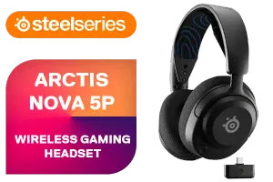 SteelSeries Arctis Nova 5P Wireless Gaming Headset Black