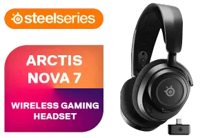 Steelseries Arctis Nova 7 Wireless Gaming Headset Black