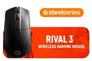 SteelSeries Rival 3 Wireless Gaming Mouse