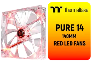 Thermaltake Pure 14 Series Red LED 140mm Case Fan