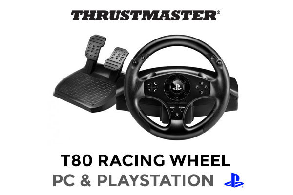 Playstation Thrustmaster T80 Wheel And Pedal top Set