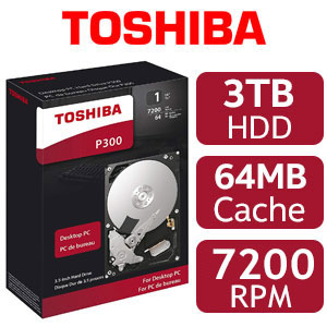 Toshiba P300 3TB Hard Drive - Best Deals - South Africa | Evetech
