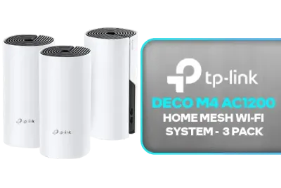 TP-Link Deco M4R ac1200 3台セット TP-Link Deco M4 AC1200 Home Mesh Wi-Fi System - Fast & Reliable Wi