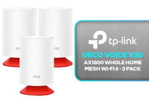 TP-LINK Deco Voice X20 AX1800 Wi-Fi 6 with Speaker - 3 Pack