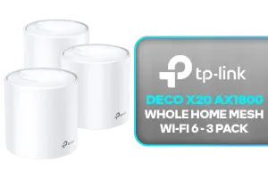 TP-LINK Deco X20 AX1800 Whole Home Mesh Wi-Fi 3 Pack