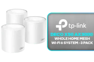 TP-LINK Deco X50 AX3000 Whole Home Mesh Wi-Fi 3 Pack - Seamless
