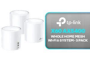 TP-LINK Deco X60 AX5400 Whole Home Mesh Wi-Fi 3 Pack