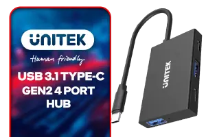 UNITEK USB 3 1 TYPE C GEN2 4 Port HUB