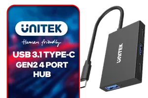 UNITEK USB 3.1 TYPE-C GEN2 4 Port HUB