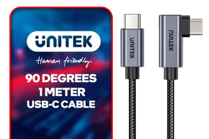 Unitek USB-C Cable 90 Degrees - 1 Meter