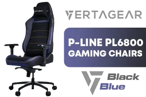 Vertagear PL6800 Gaming Chair Black Blue