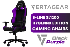 Vertagear SL1200 HygennX Edition Gaming Chair - Black/Purple