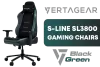 Buy Vertagear SL3800 Gaming Chair - Black Green | Open Box Deals - image 1