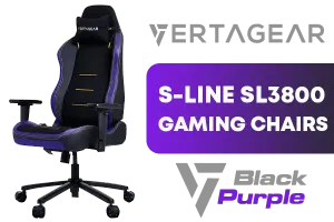 Vertagear SL3800 Gaming Chair Black Purple