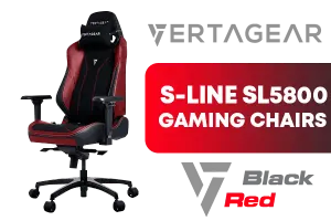 Vertagear SL5800 Gaming Chair Black Red