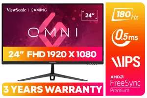 ViewSonic OMNI VX2428 180hz Gaming Monitor