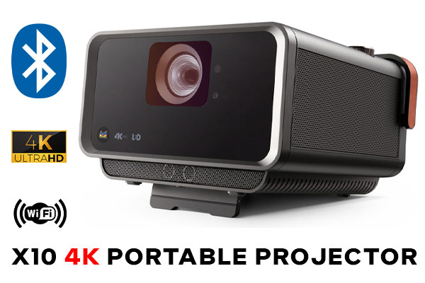 ViewSonic X10 4K UHD 4K Portable Smart LED Projector - Best Deal