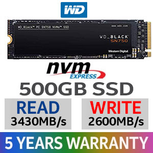 WD Black SN750 500GB NVMe SSD - Best Deal - South Africa | Evetech