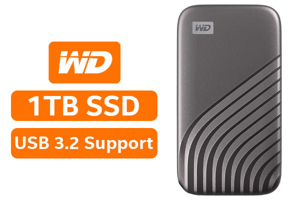 WD My Passport 1TB Portable External SSD Gray- Best Deal - South