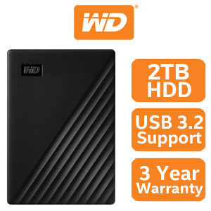 WD My Passport 2TB Portable External HDD Black - Best Deal - South