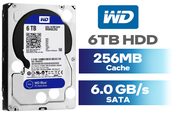 Western Digital WD Blue 6TB HDD 4台セットWD Blue 6TB HDD×4台 24TB