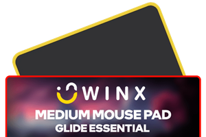 Winx Glide Black Medium Mouse Pad