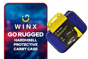 Winx Go Rugged Hardhsell Protective Carry Case Blue