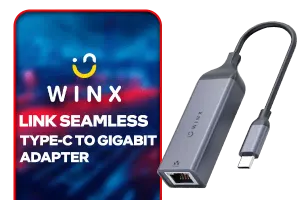 Winx LINK Seamless Type-C to Gigabit Adapter