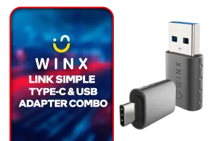 WINX LINK Simple Type-C & USB Adapter Combo