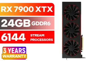 XFX Mercury Radeon RX 7900XTX Magnetic Air 24GB GDDR6 Gaming Graphics Card