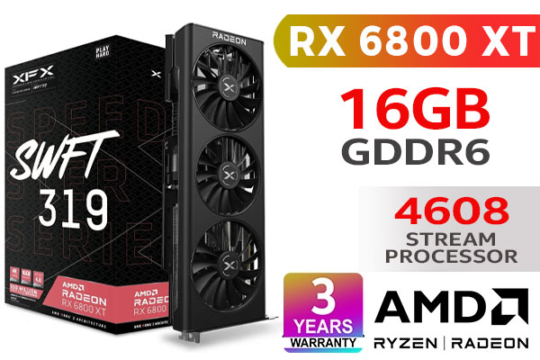 Speedster Rx 6800 Xt Amd XFX RX 6800 QICK 319 16GB AMD Radeon